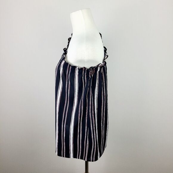 Bishop + Young Stripe One Shoulder Blouse Small - Picture 8 of 16